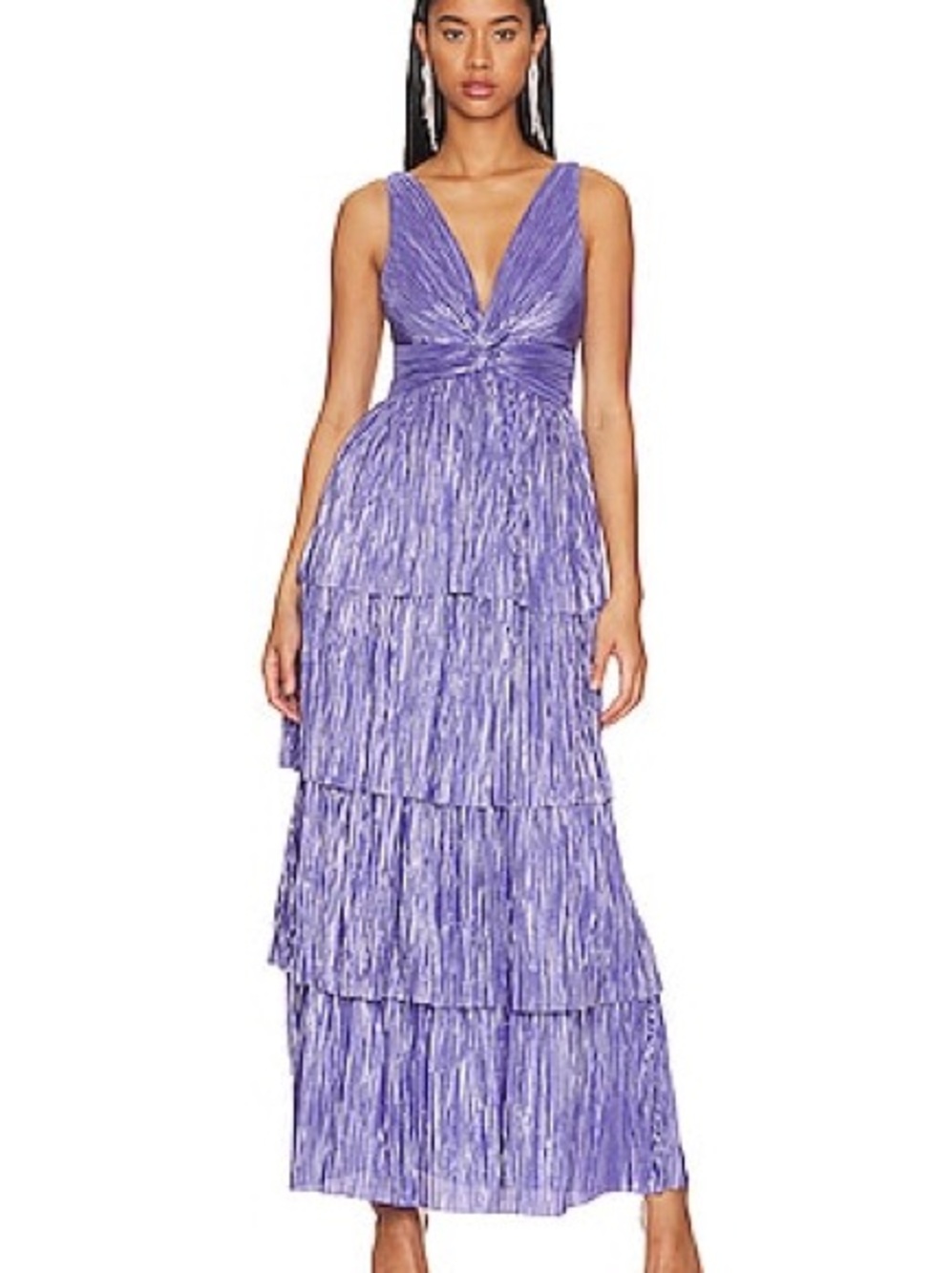 Sabina Musayev Delphina Dress in Purple Small EUC